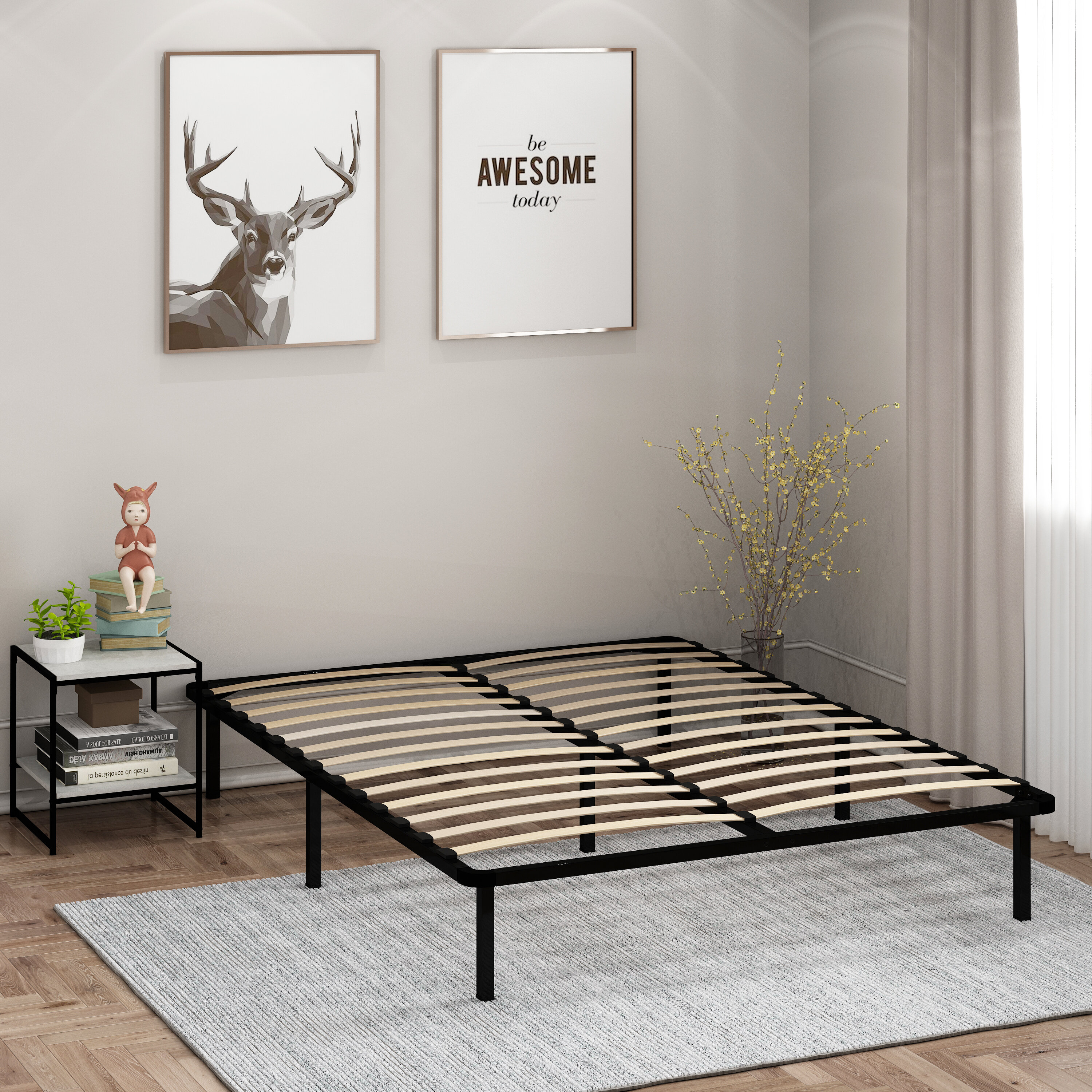 Spa sensations platform store bed frame twin