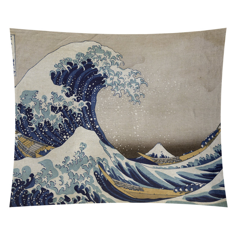 Latitude Run Raritan The Great Wave By Katsushika Hokusai Tapestry