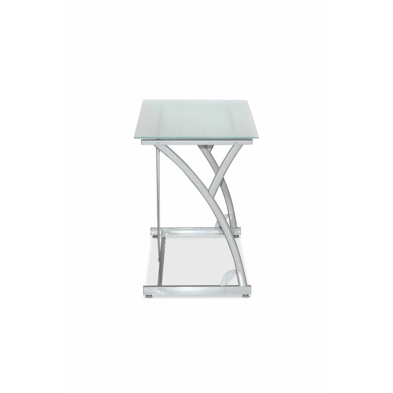 Ebern Designs Lowes Glass Desk Wayfair