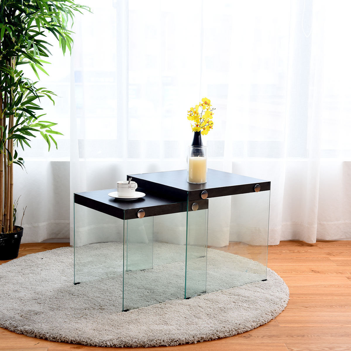 Orren Ellis Cupp 2 Piece Coffee Table Set Wayfair