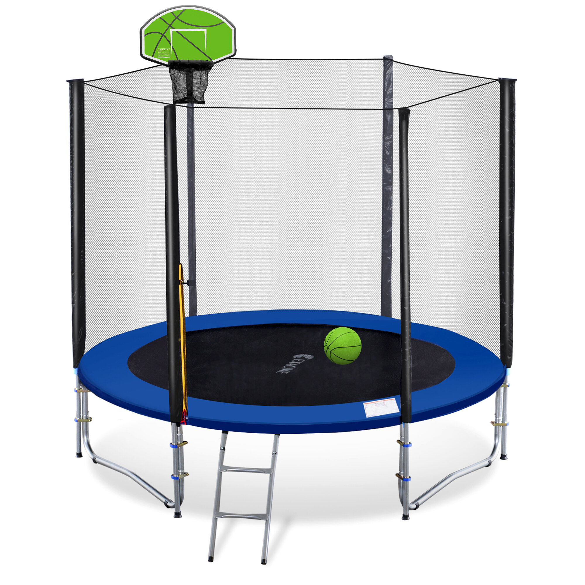 Exacme 8 Round Trampoline With Safety Enclosure Reviews Wayfair