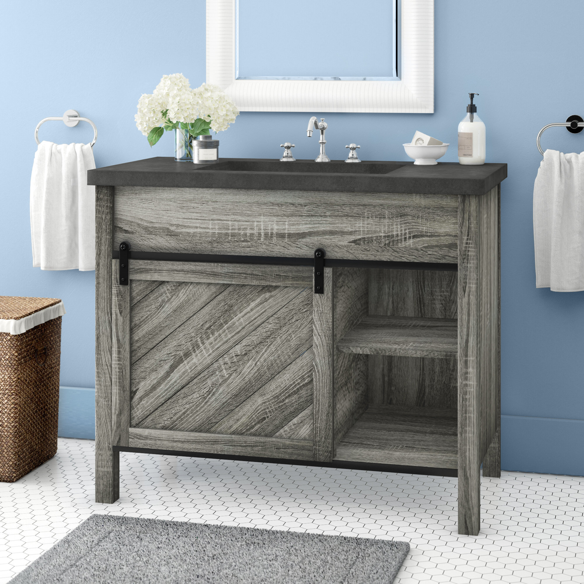 Millwood Pines Philomena 42 Single Bathroom Vanity Set Reviews Wayfair Ca