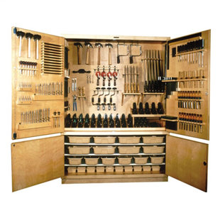 Locking Garage Storage Cabinets You Ll Love Wayfair Ca 84 H X 60 W 22 D Storage Cabinet
