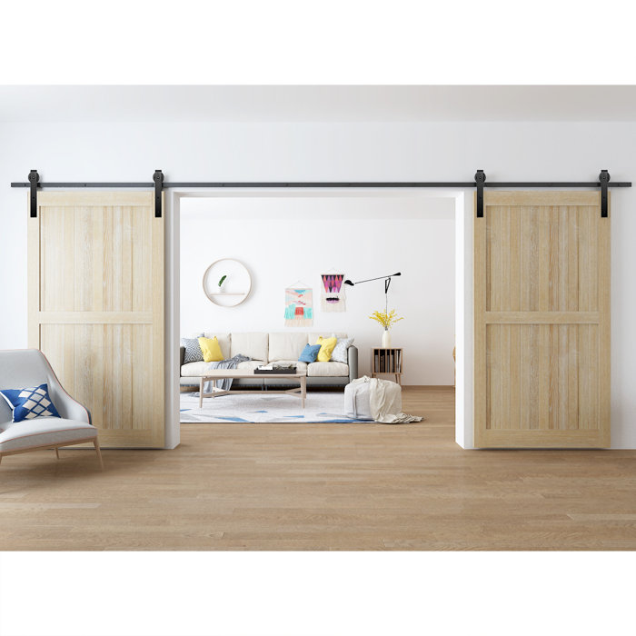 Watqen Heavy Barn Door Track Wayfair Ca