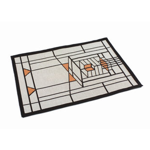 Frank Lloyd Wright Style Rugs Wayfair Frank Lloyd Wright Robie House Placemat Set Of 4