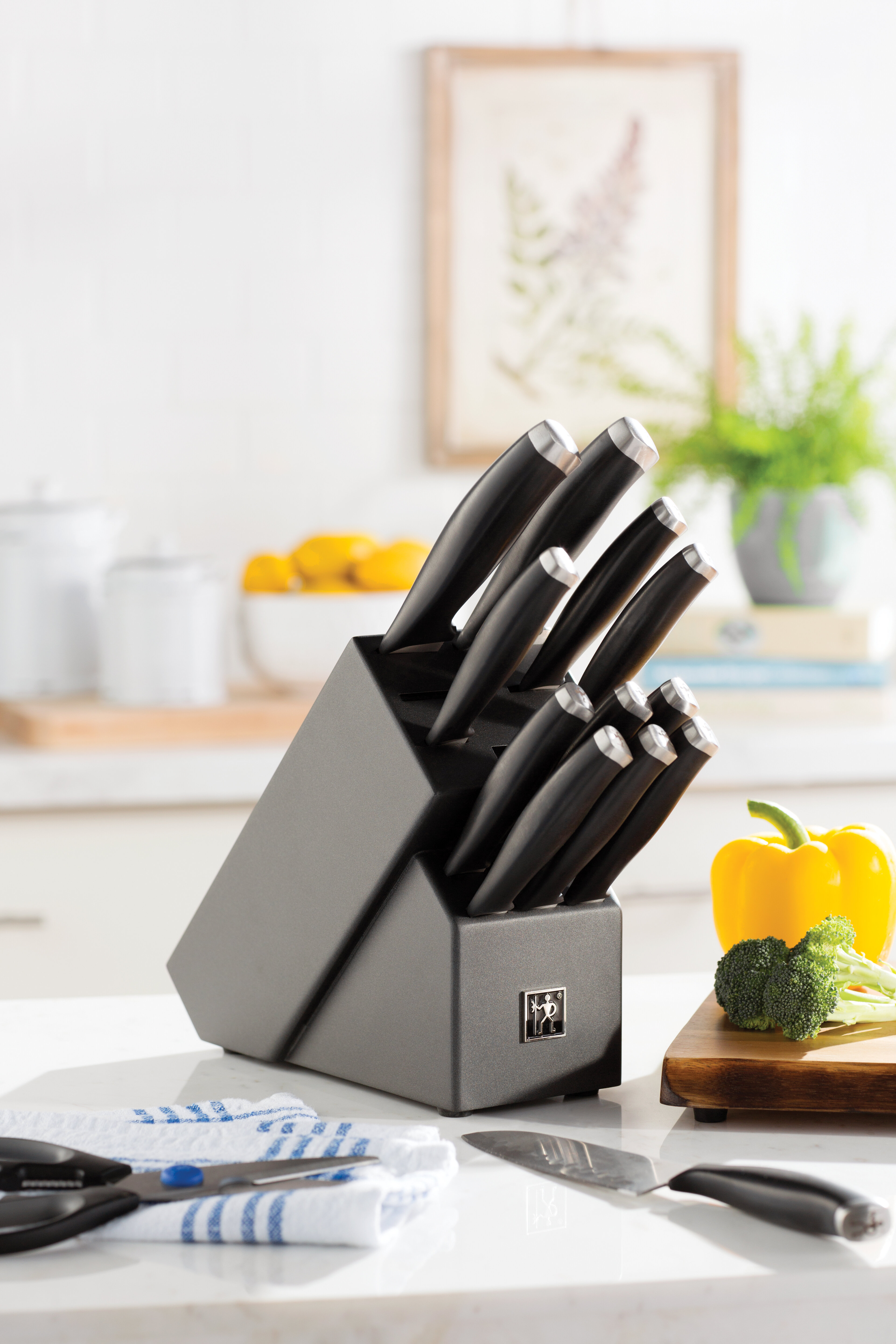 henckels silvercap 14 piece knife block set