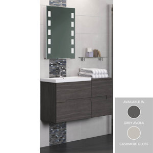 Ultra 50 cm Wandmontierter Waschtisch Urban mit ..