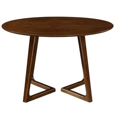 fischer walnut solid wood dining table