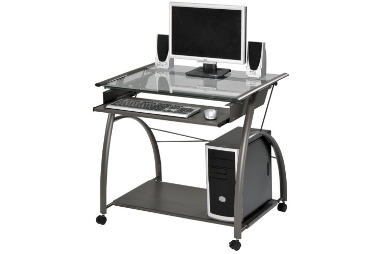 best small computer desk with keyboard tray