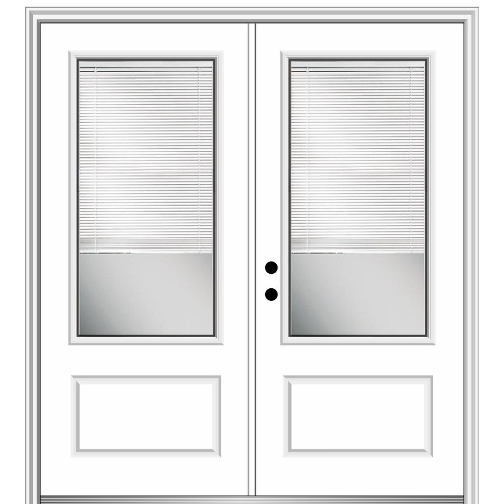Verona Home Design 1 Panel 3 4 Lite Primed Fibreglass Prehung