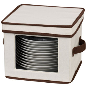 Wayfair Basics Dessert Plate/Bowl Storage Chest