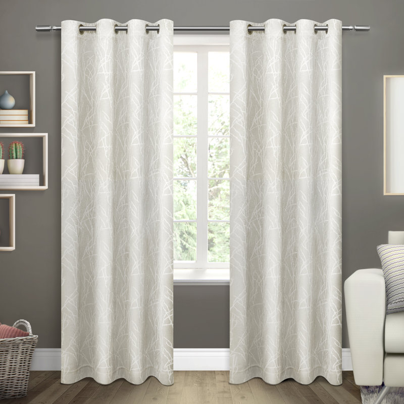 Brayden Studio Waut Floral Room Darkening Thermal Grommet Curtain