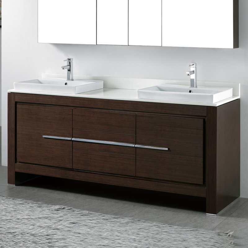 Bathroom Vanities Venice Fl madeli vicenza 71.63" bathroom vanity base & reviews | wayfair Bathroom Vanities Venice Fl madeli vicenza 71.63" bathroom vanity base & reviews | wayfair