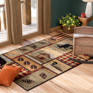 Green Hunting Lodge Area Rugs You Ll Love In 2021 Wayfair