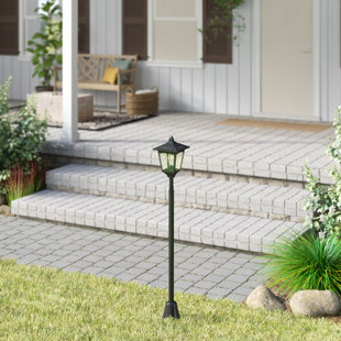 Best Croker Solar-Powered Mini Vintage 1-Light LED 42 Post Light By Darby Home Co Outdoor Lighting Croker Solar-Powered Mini Vintage 1-Light LED 42 Post Light By Darby Home Co Outdoor Lighting