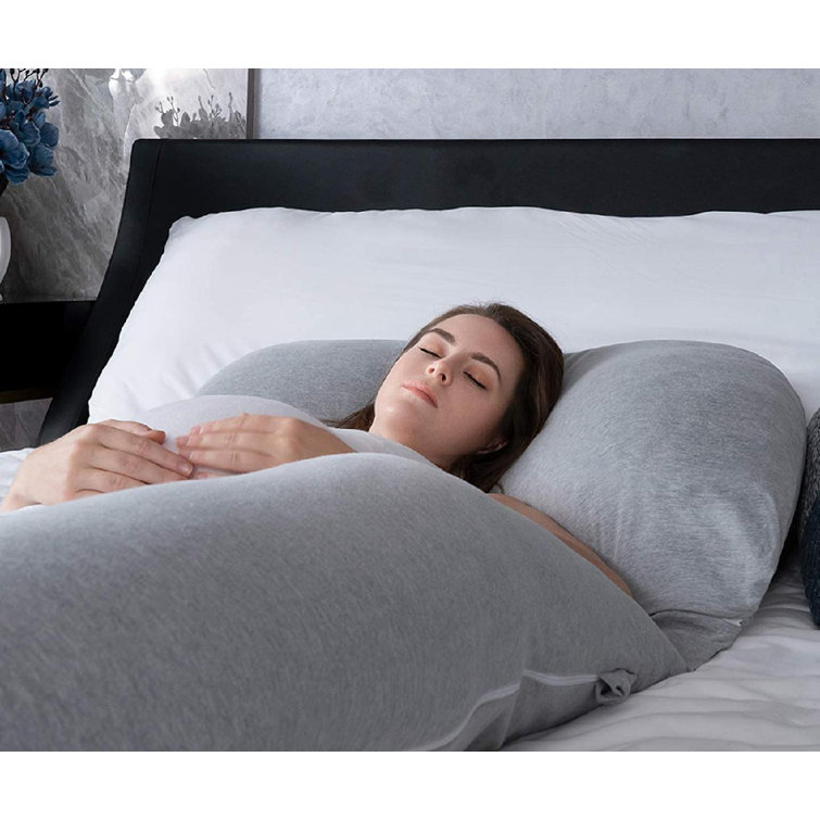 l shaped memory foam pillow