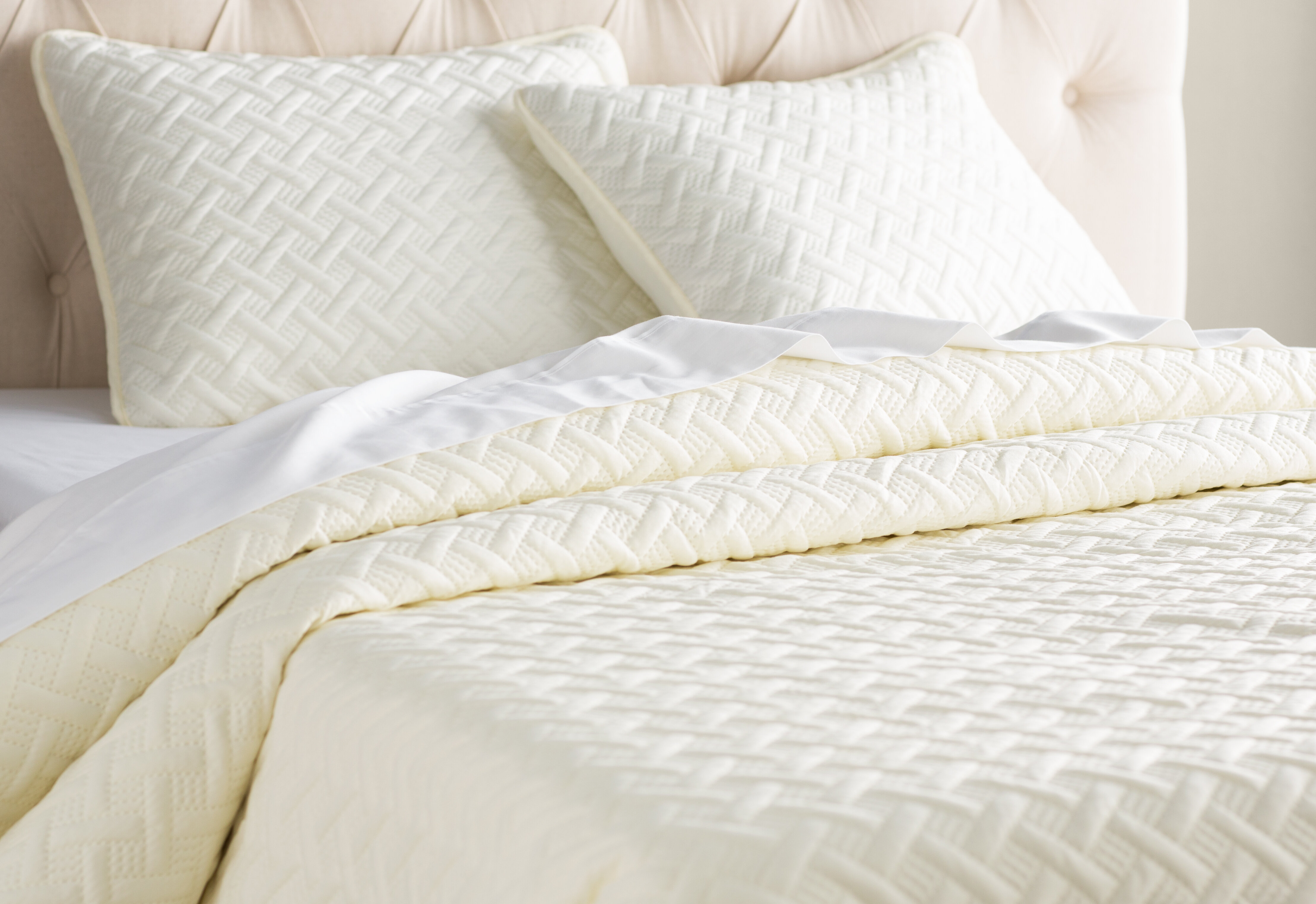 Ivory Cream Quilts Coverlets Sets Free Shipping Over 35 Wayfair