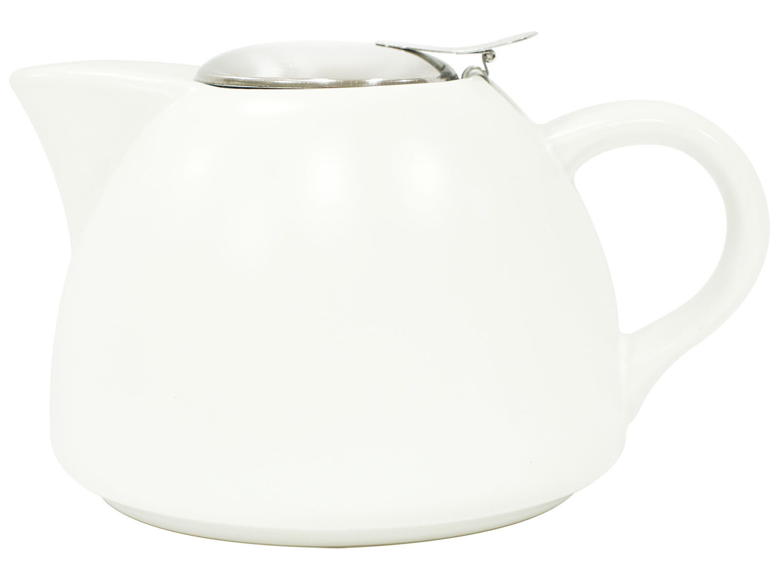 Teapot with Strainer Barcelona 1300ml Matt White La Cafetiere Creative Tops Wa