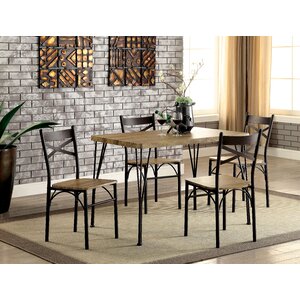 Middleport Industrial 5 Piece Dining Set