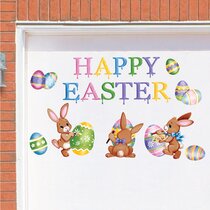 Easter Theme With Bunny and Egg Wall Hanging Tapestry Smooth Supple Multi-size 