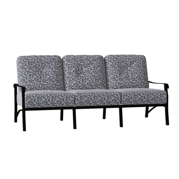 Woodard Cortland Patio Sofa with Cushions | Wayfair Woodard Cortland Patio Sofa with Cushions | Wayfair on Living Accents Cortland Patio Set id=42406