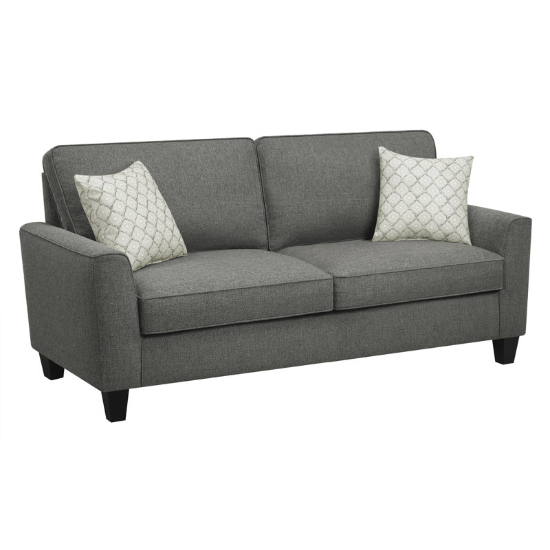 Serta At Home Astoria Microfiber 78 Square Arm Sofa Reviews Serta At Home Astoria Microfiber 78