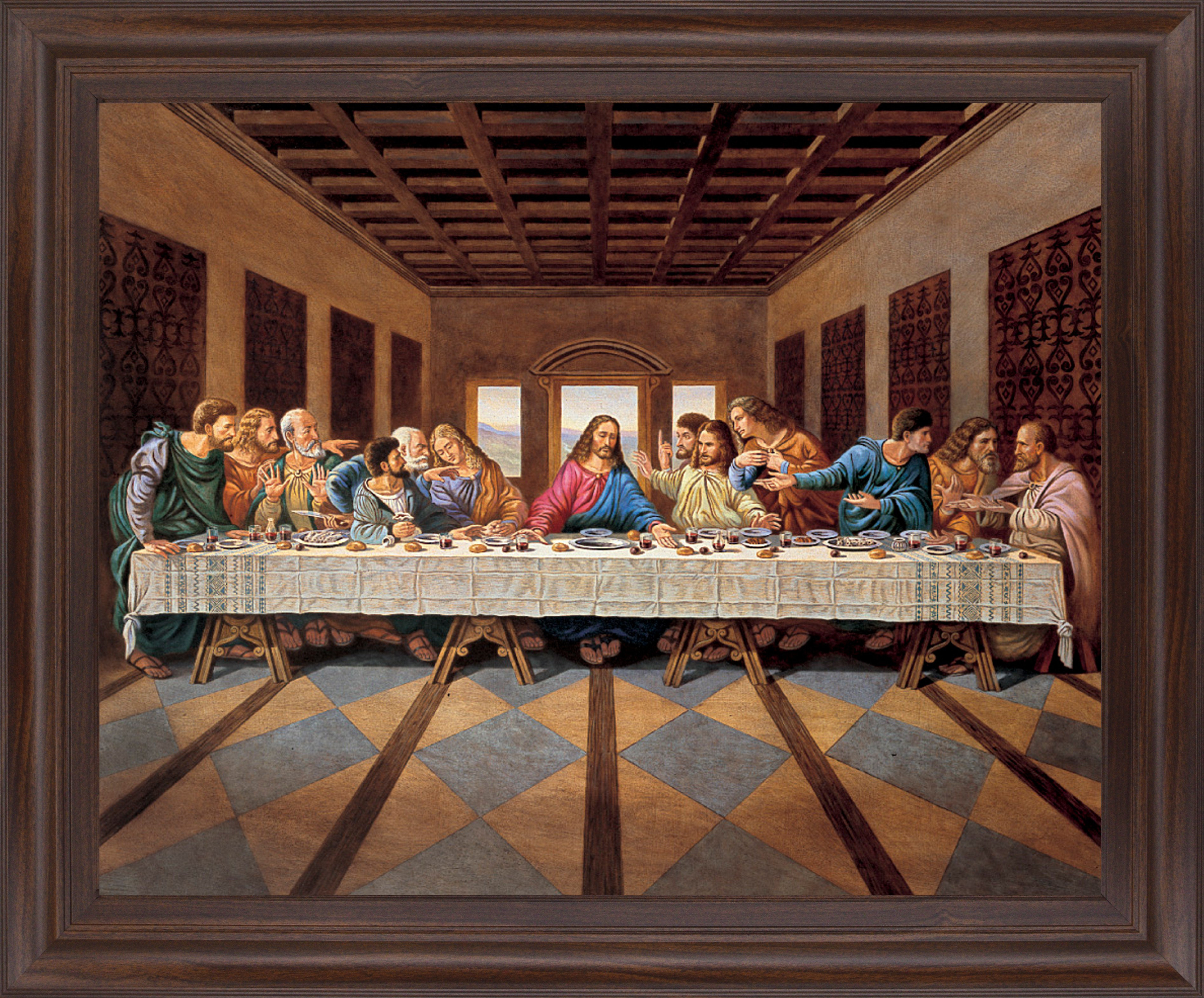 Jesus The Last Supper wall Tapestry pack of 10 piece 