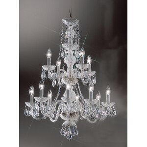 Monticello 12-Light Crystal Chandelier