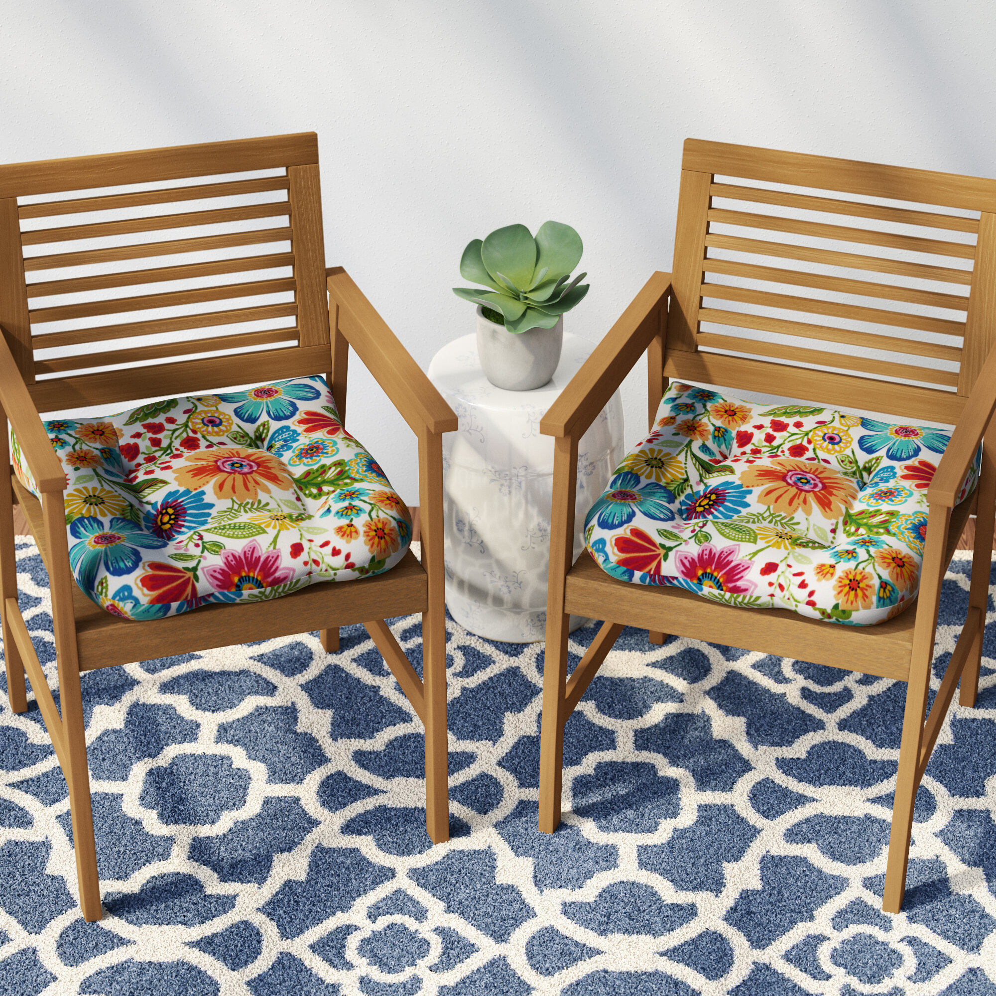 bright patio cushions