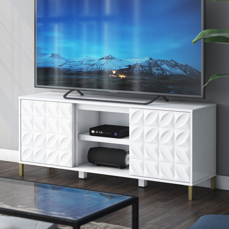 Etta Avenue Carrieann Tv Stand For Tvs Up To 65 Reviews Wayfair