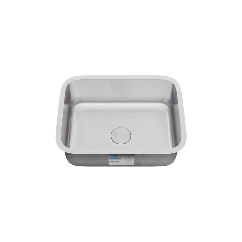 KSN-2318 Combo 23" L x 18" W Undermount Kitchen Sink with Sink Grid and Drain Assembly