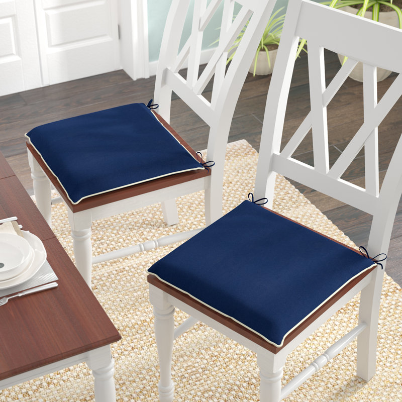Beachcrest Home Indoor Outdoor Sunbrella Dining Chair Cushion