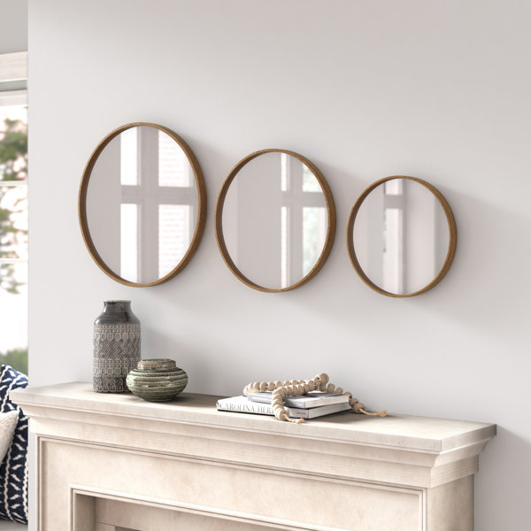 3 Mirror Set Joss Main Large mirror measures 10.5l x 4.5w x. joss main