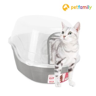 Scoop Cat Kitten Plastic Open Corner Standard Litter Tray Mat Rim WC Toilet 