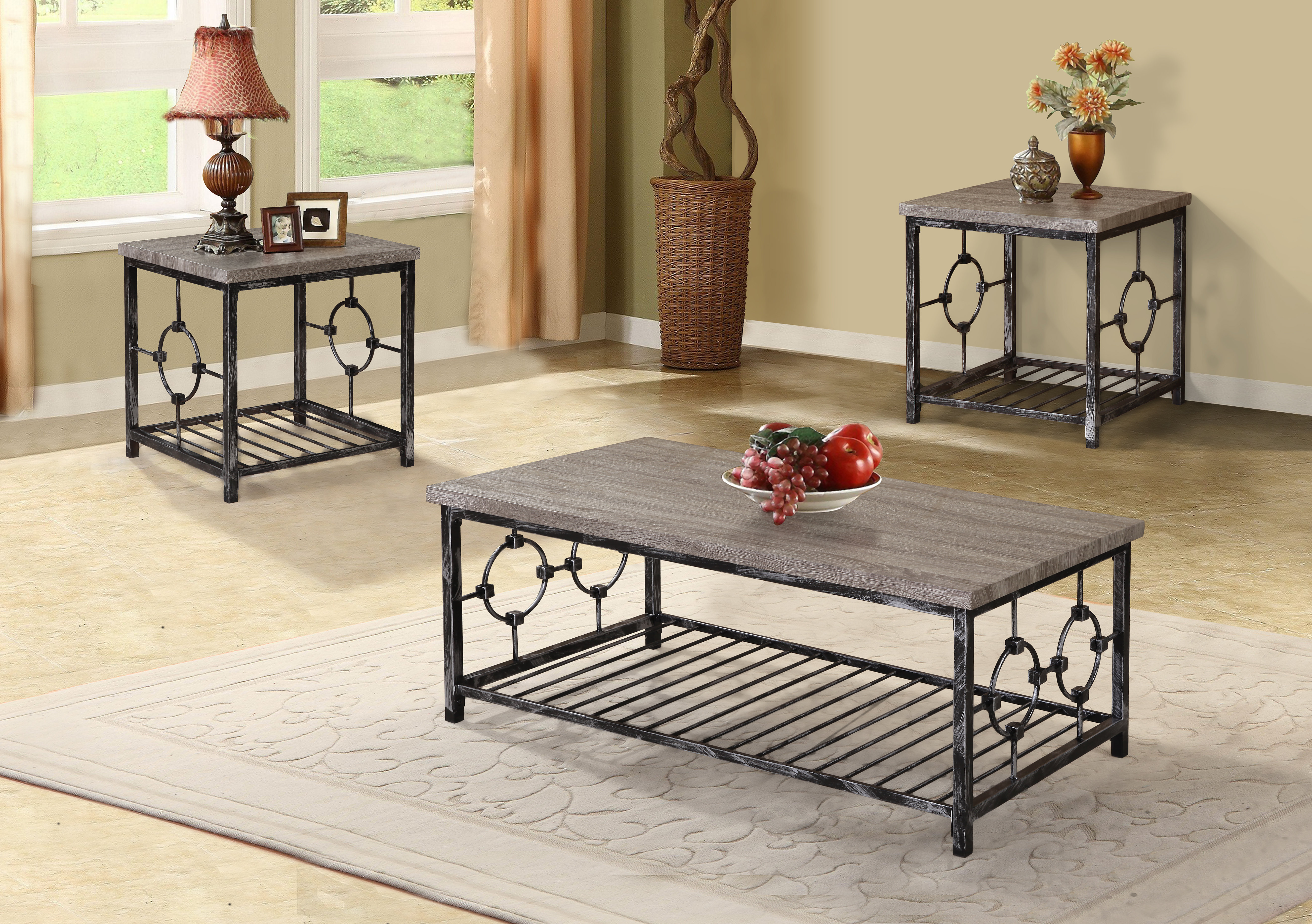 Coffee End And Console Table Sets You Ll Love Wayfair Lage 3 Piece Coffee Table Set