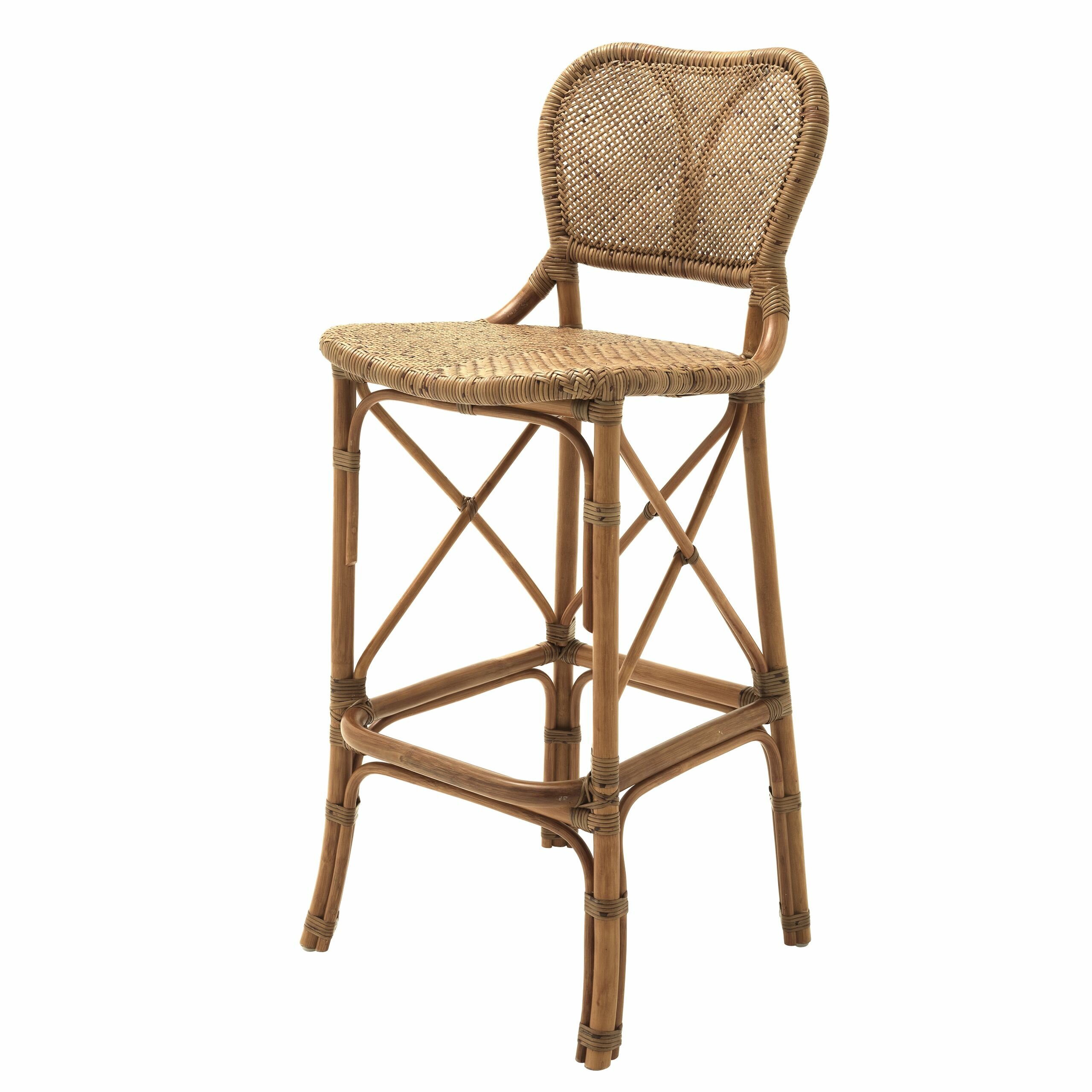 tall rattan bar stools