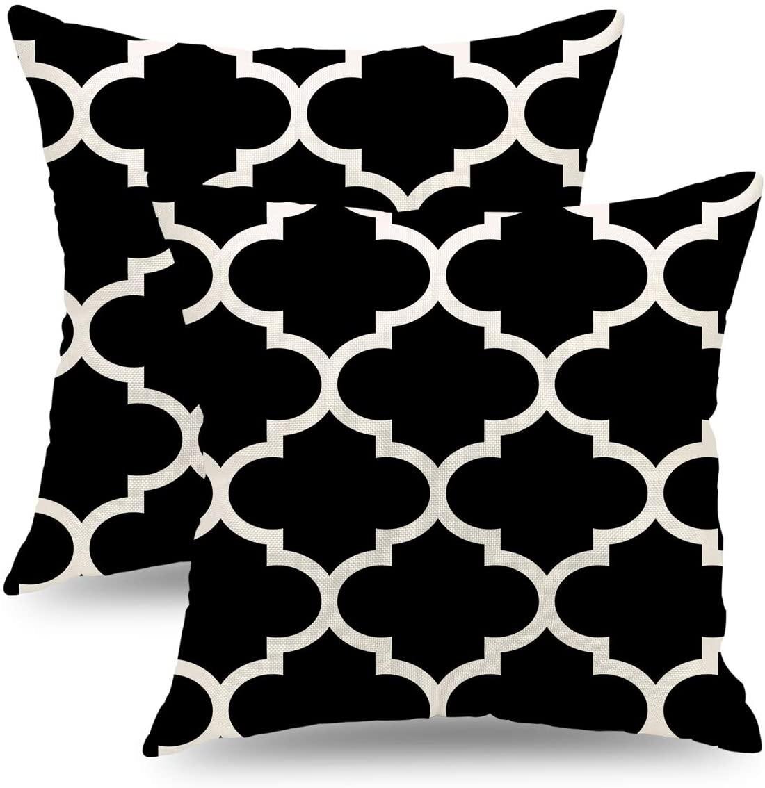 Simple Red Geometric Wave Cushion Cover Throw Pillow Case Sofa Car Home Decor