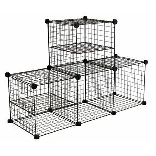 Abeyta Wire Cube Bookcase By Rebrilliant