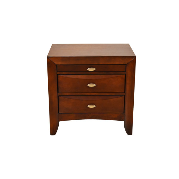 Dark Cherry Nightstand Wayfair