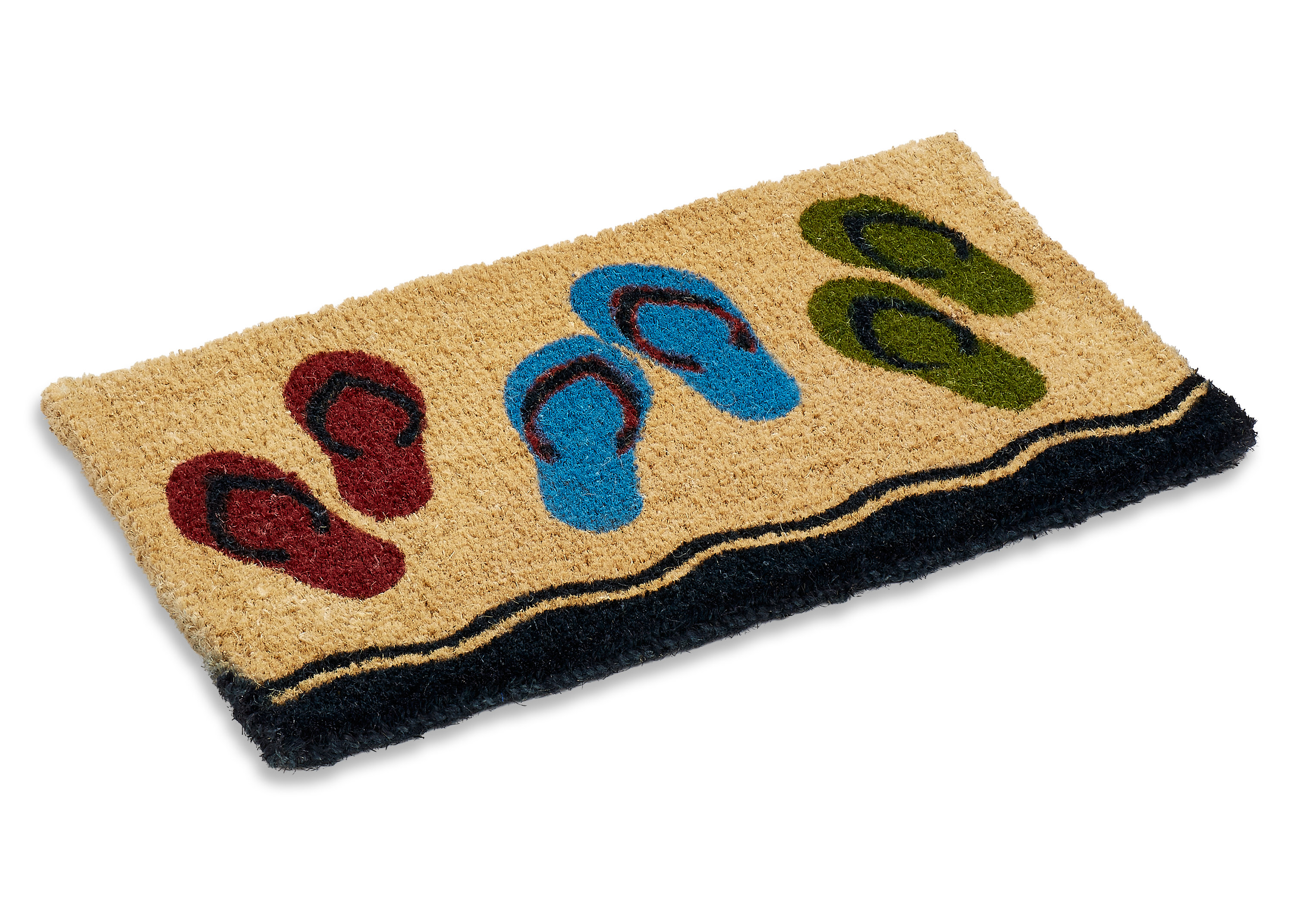 Highland Dunes Flip Flop 30 In X 18 In Outdoor Door Mat