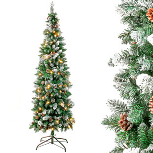 Wayfair 6 Foot Flocked Frosted Branches Christmas Trees You Ll Love In 2021