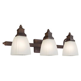 Best Jaquan 3-Light Vanity Light By Charlton Home Wall Lights Jaquan 3-Light Vanity Light By Charlton Home Wall Lights