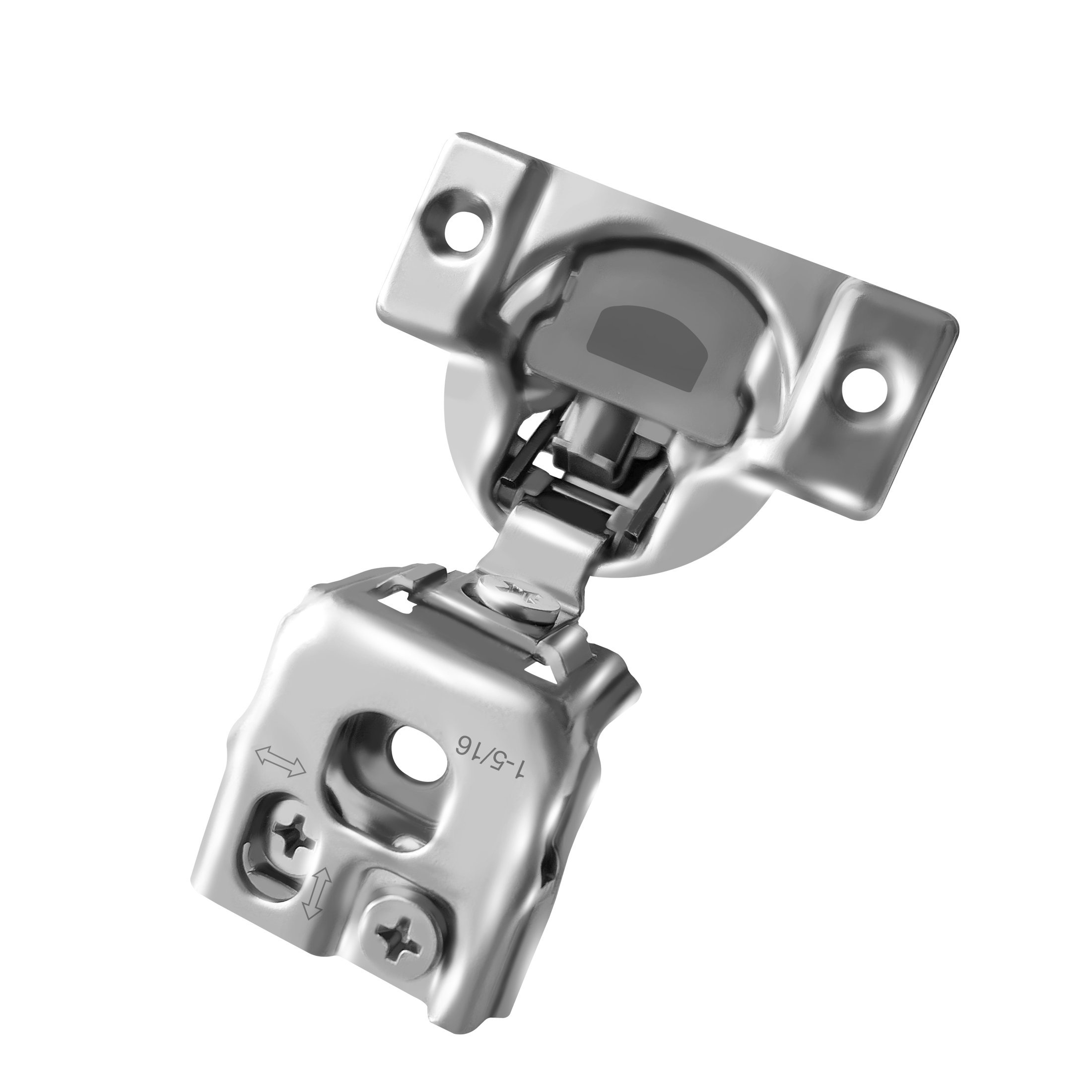 Berta 1 5/16 105 Degree Soft Close Face Frame Overlay Hinge Wayfair