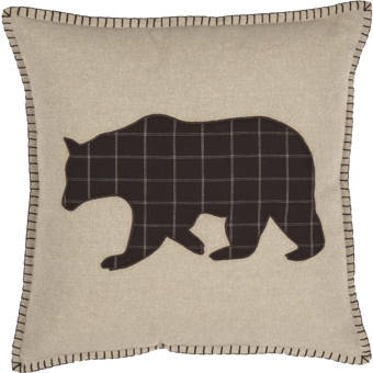 Woolrich Bear Berber Polyester Throw Pillow Reviews Wayfair