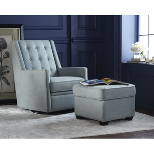 Go to store & view more images West Hill Swivel Glider and Ottoman by Mercury Row
