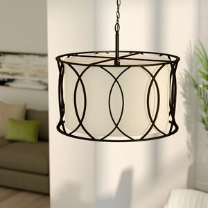 Tadwick 3-Light Drum Pendant