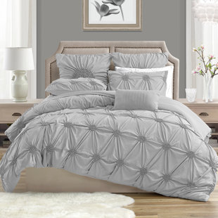 Hadley Ruched Duvet Cover Wayfair Ca