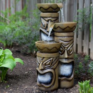 3 Tiered Tiki Fountain with LED Light