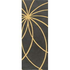 Dewald Gold/Iron Ore Area Rug