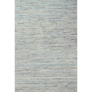 Deadra Hand-Woven Light Blue Area Rug